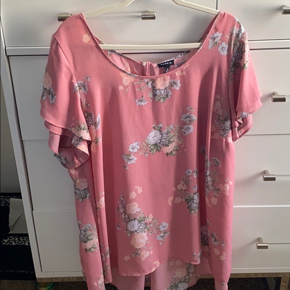 torrid Tops - TORRID Pink Floral Top